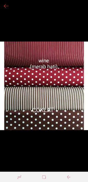 Katun Jepang (untuk Yg Garis Lebar Besar) (untuk Yg Polkadot Lebar Kecil)