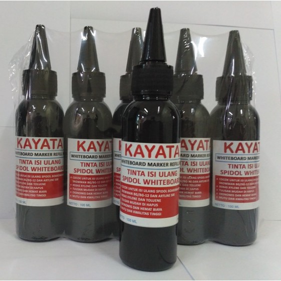 

OPEN SALE TINTA SPIDOL WHITEBOARD REFILL KAYATA MURAH DAN BERKUALITAS 100 ML