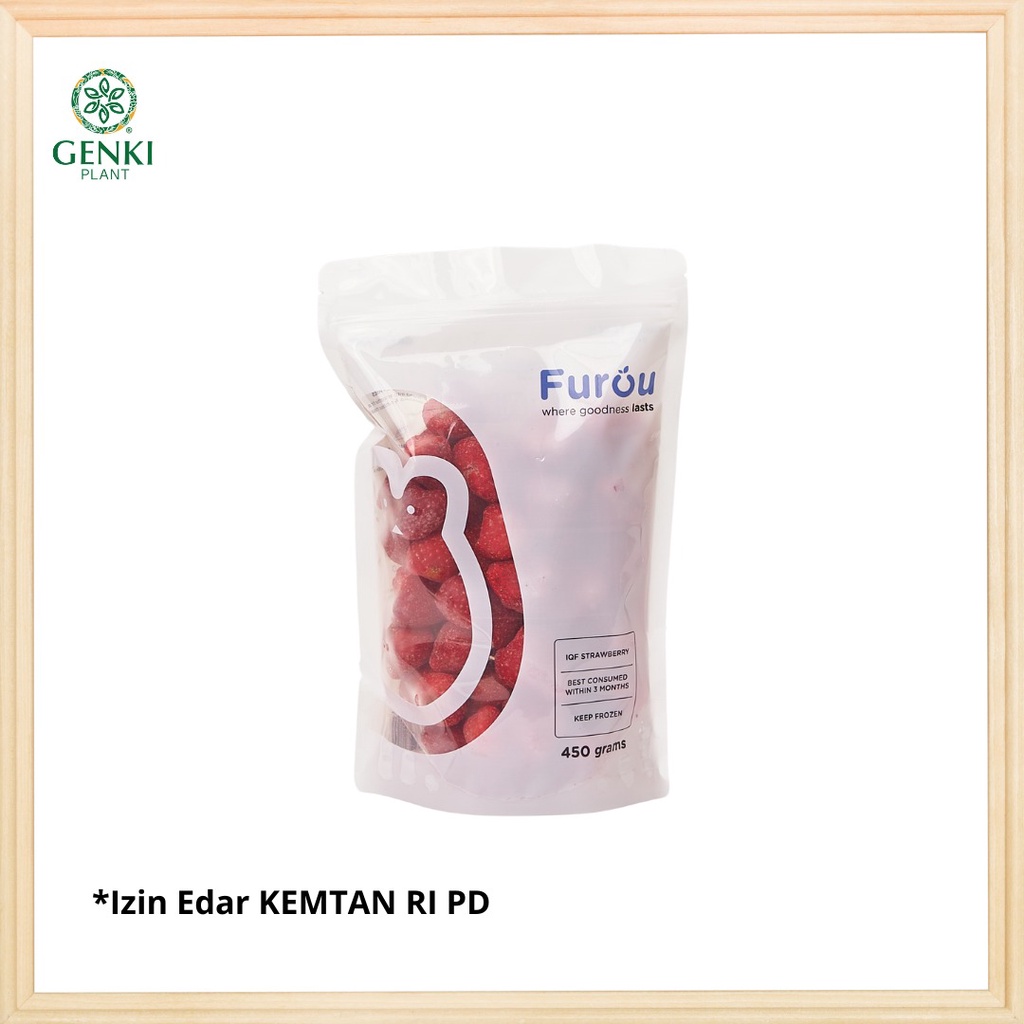 

Furou Frozen Strawberry (IQF) / Buah Stroberi Beku - 450 g