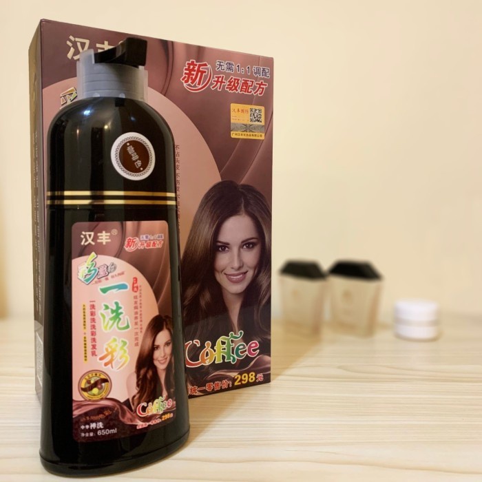 SIN HAIR / Shampoo Pewarna Rambut Herbal Natural Instan - Ready Stock