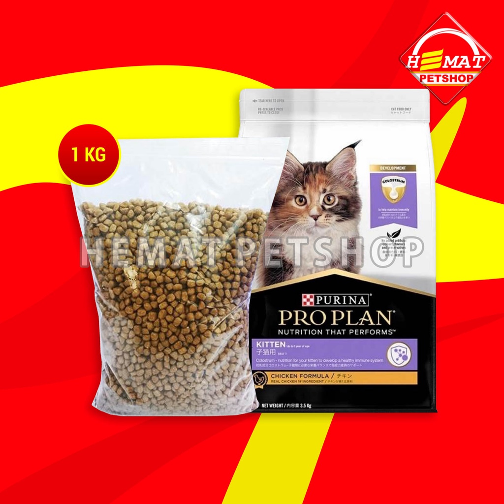 Makanan Kucing Pro Plan Kitten Repack 1 Kg Cat Food Repacking