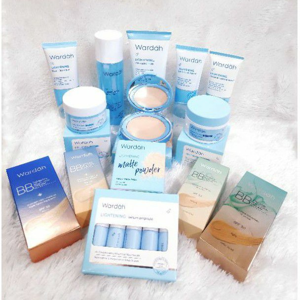 WARDAH PAKET LIGHTENING SERIES ~ WARDAH  PRODUK ORIGINAL 100% ~ PROMOOOO MURAH ~ READY STOK