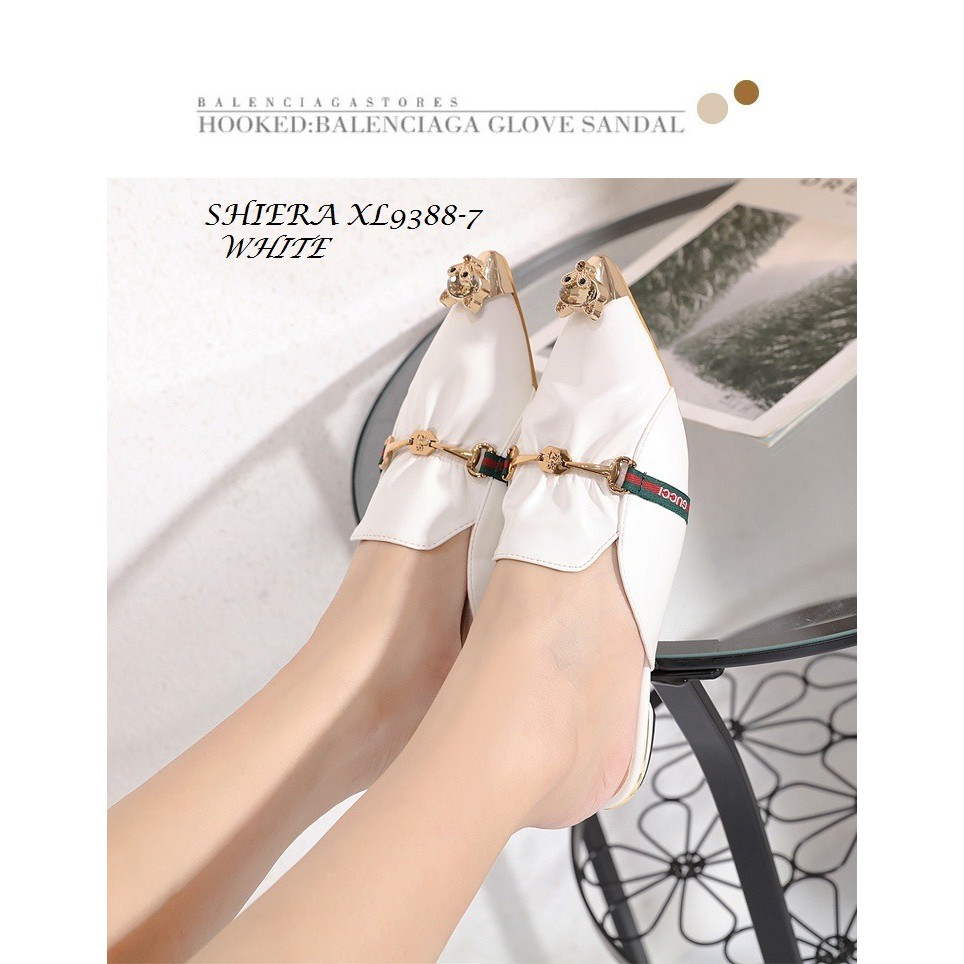 SEPATU WANITA LOAFERS MULES SHOES FLAT XL9388-7 (RESTOCK)