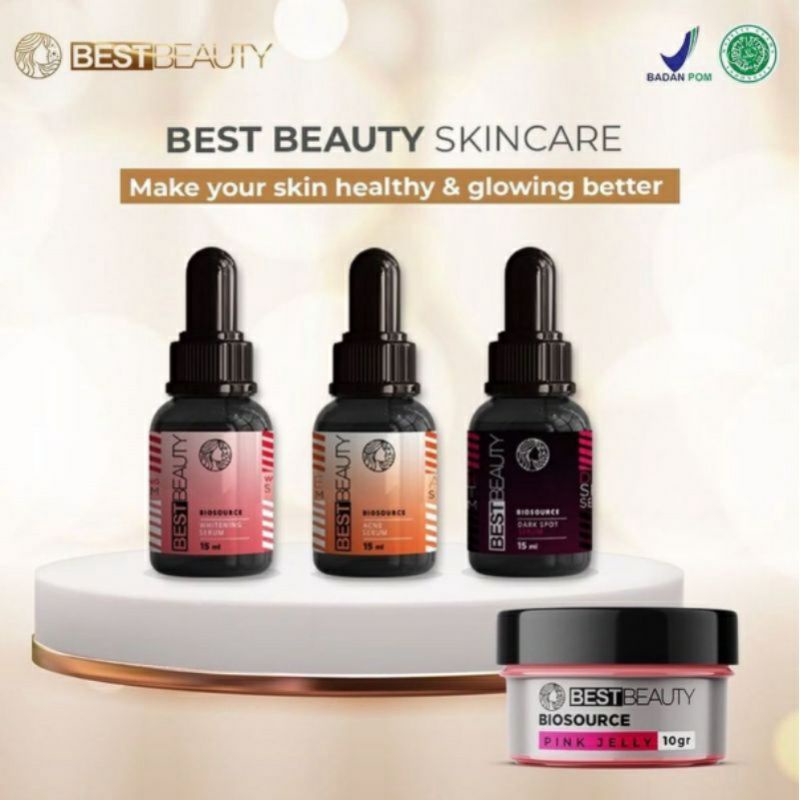SERUM BEST BEAUTY / PINK JELLY BEST BEAUTY / ACNE / WHITENING / GLOWING SERUM BEST SELLER / BISA COD