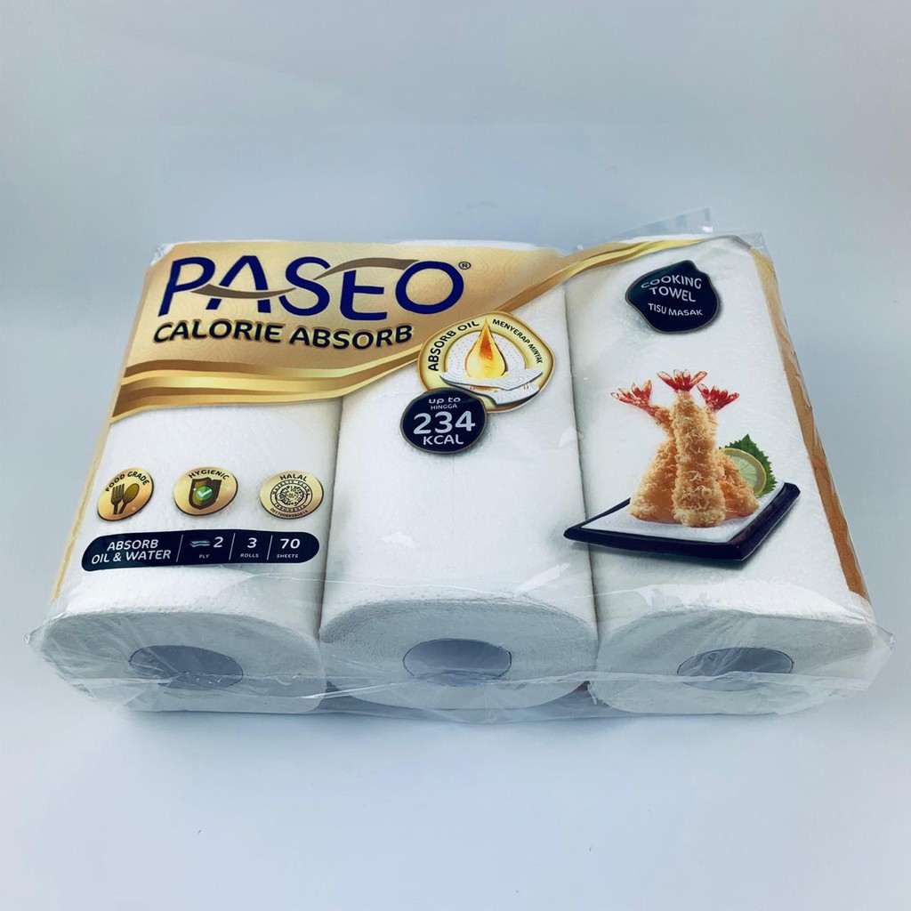 Paseo / Tisu dapur / 3 rols 70 sheets