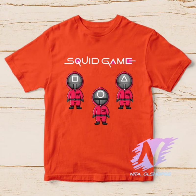 baju among us kaos anak squid game premium