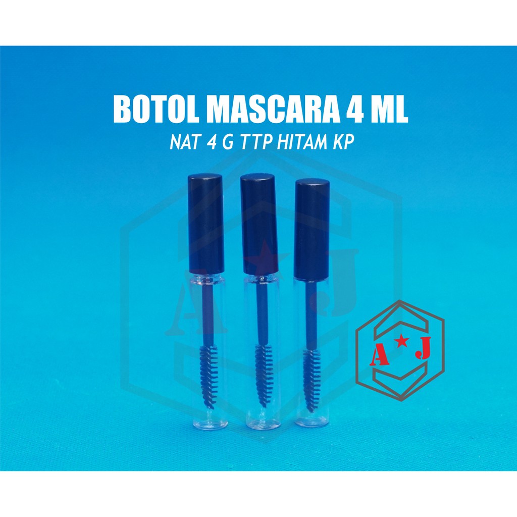 Botol Maskara 4 Ml Bening/Botol Maskara Kosong/Botol Kosmetik/Yk