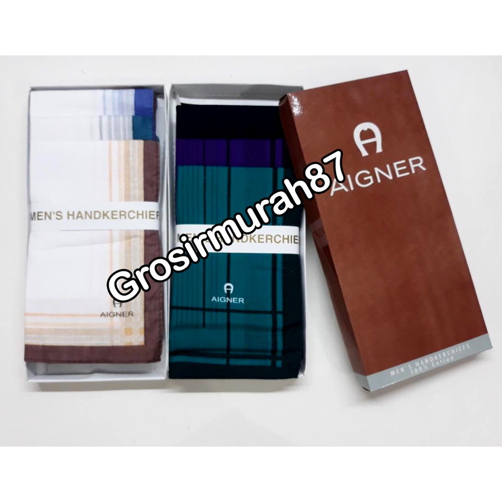 Saputangan Pria Sapu Tangan Katun Handkerchief ISI 12 Tua dan Muda