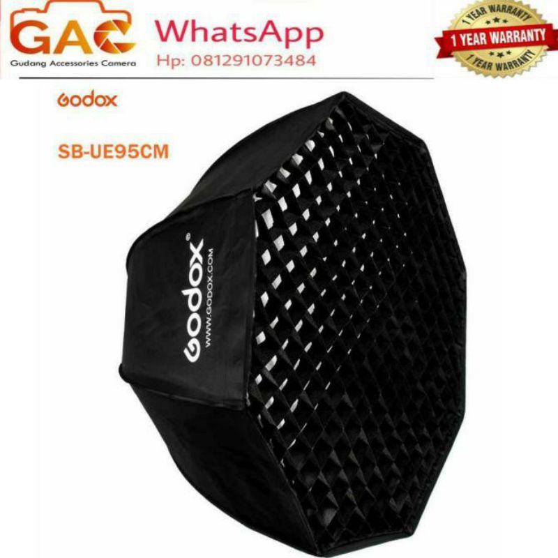 paket lampu studio GODOX SL-200II SL200II WITH softbox octagonal GRID