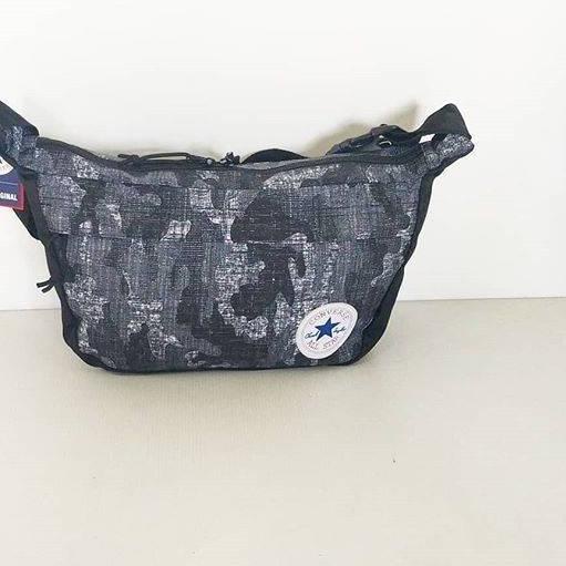 ➬ TAS CONVERSE MESENGGER BAG CAMO GREY/ TAS CONVERSE/ TAS SELEMPANG COWOK/ TAS SELEMPANG CEWEK ➥