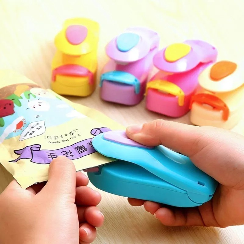 alat perekat plastik mini alat pres plastik penutup plastik mini sealing