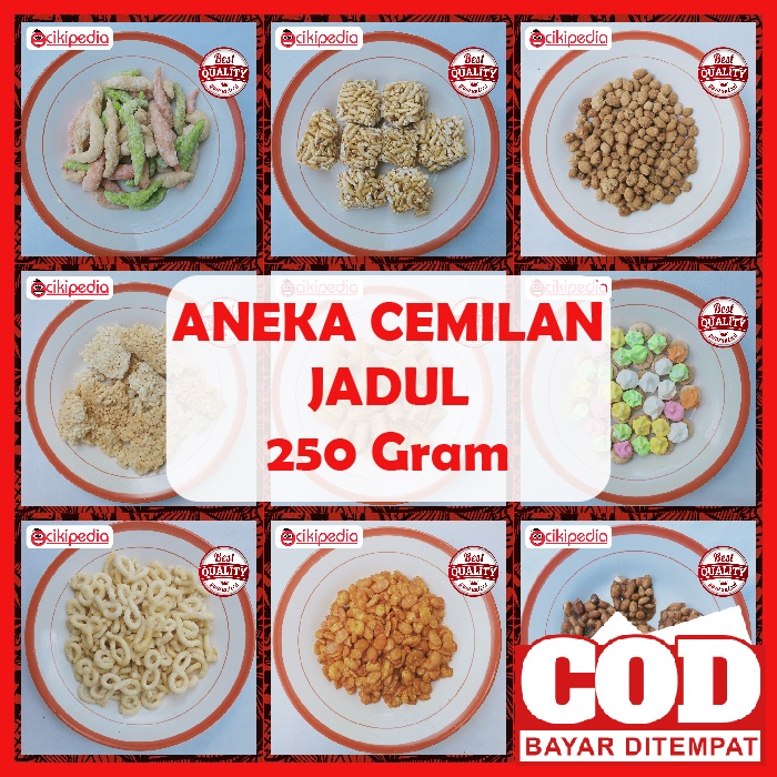 

CEMILAN JAMAN DULU / JADUL 250 GRAM / MAKANAN RINGAN / SNACK / CAMILAN - CIKIPEDIA