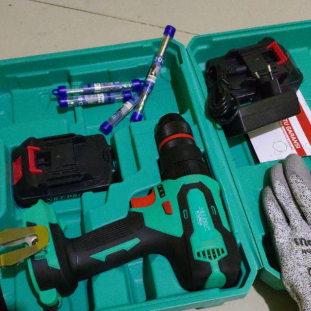 Dc343 Mesin Bor Beton 13mm Lithium Baterai Cordless 20v Dc-343 Nrt Pro