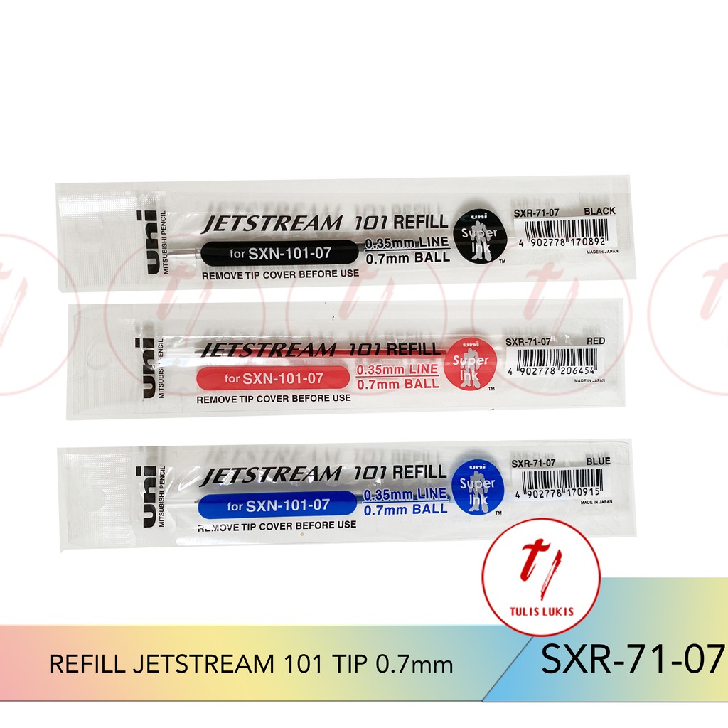 

UNI SXR-71-07 REFILL untuk UNI JETSTREAM SXN-101 / SXN-101FL