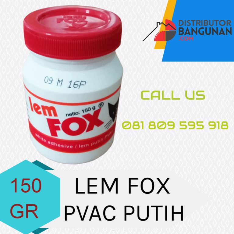 

Lem 150 gr Pvac Putih FOX