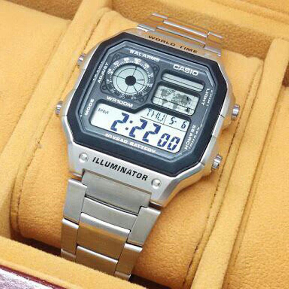 Jual Jam tangan original Casio AE  1200 iluminator Murah