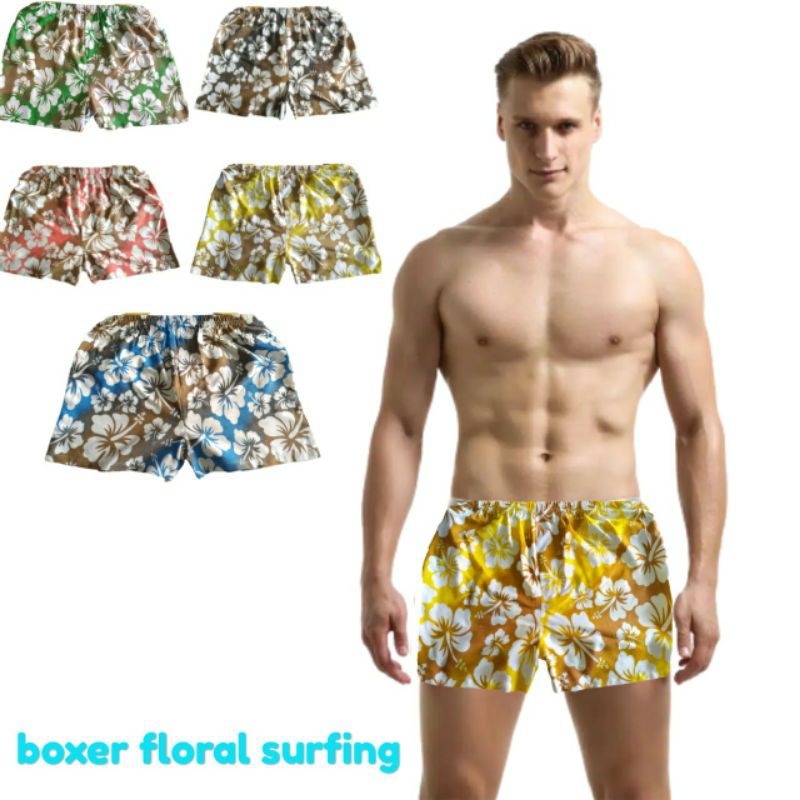 BOXER PRIA | CELANA  KOLOR PANTAI | gstring pria