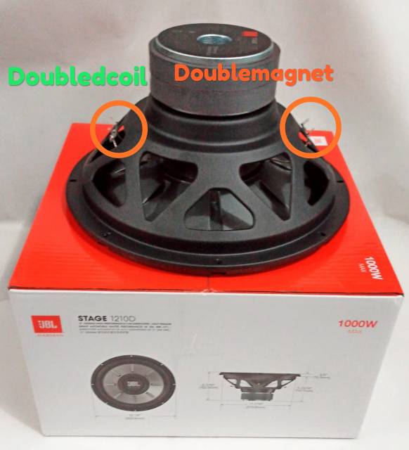 SUBWOOFER JBL 12 INCH Doublecoil Double magnet JBL STAGE 1210 D Dan JBL STAGE 122D Original