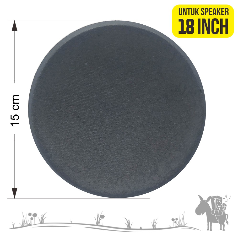 DUS CUP TUTUP SPOOL SPOL DAUN SPEAKER 18 INCH TREPES TRIPIS TRAPES