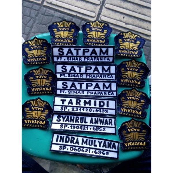 BORDIR NAMA BORDIR LOGO