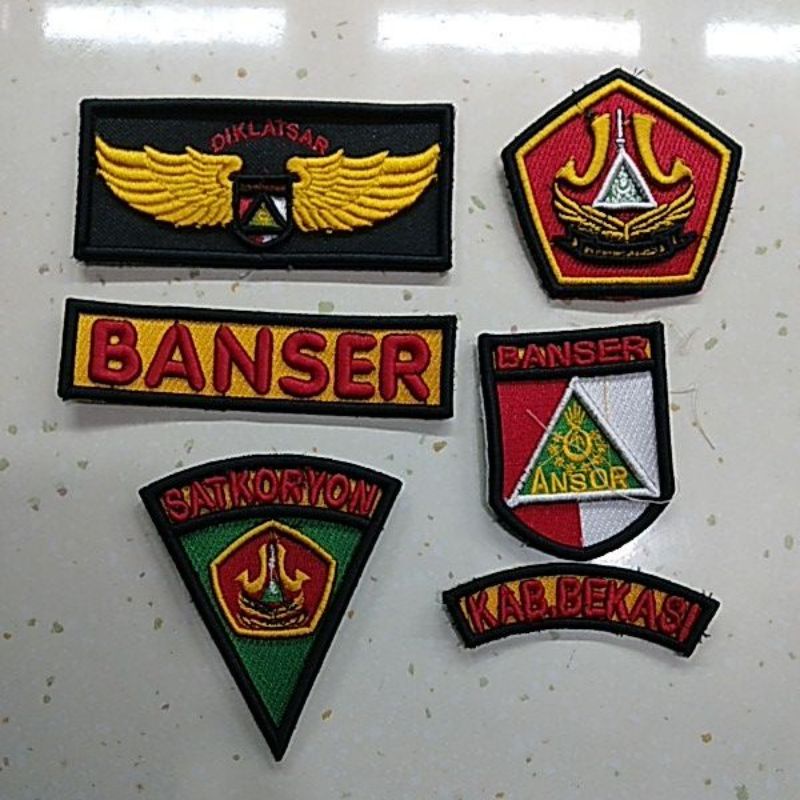 Atribut Banser PROVOST bordir timbul