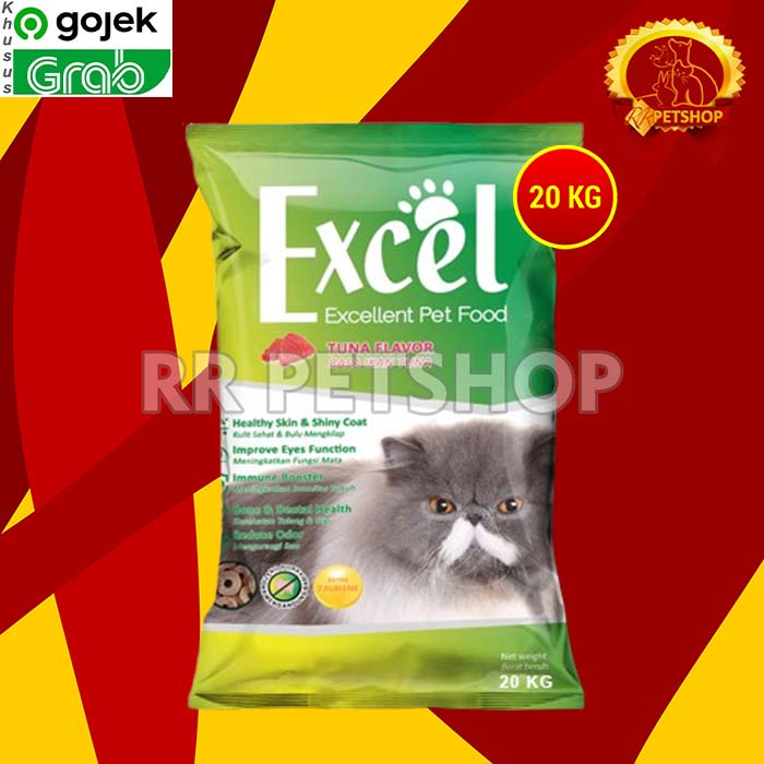 [GOSEND] Makanan Kucing Excel 20 kg / Dry Food Karungan Murah 20kg sak