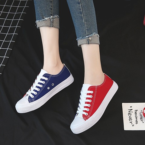 GISF Evelyn Sepatu Sneakers Import Fashion Wanita Korea 2021 - Real Pic