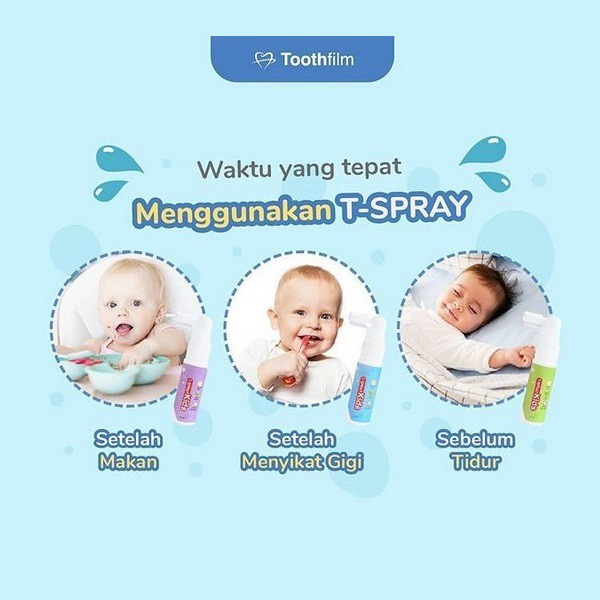 T-Spray Kids Toothfilm 20ml Oral Care Spray Kids T Spray Perawatan Mulut &amp; Gigi Anak Tspray