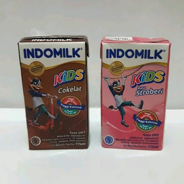 

[MM] INDOMILK KIDS 115 ML COKLAT STAWBERRY // SUSU UHT INDOMILK KOTAK