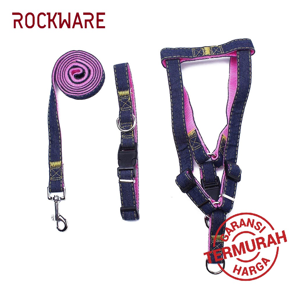 AKN88 - ROCKWARE Dog Leash Adjustable Kalung Tali Hewan Peliharaan