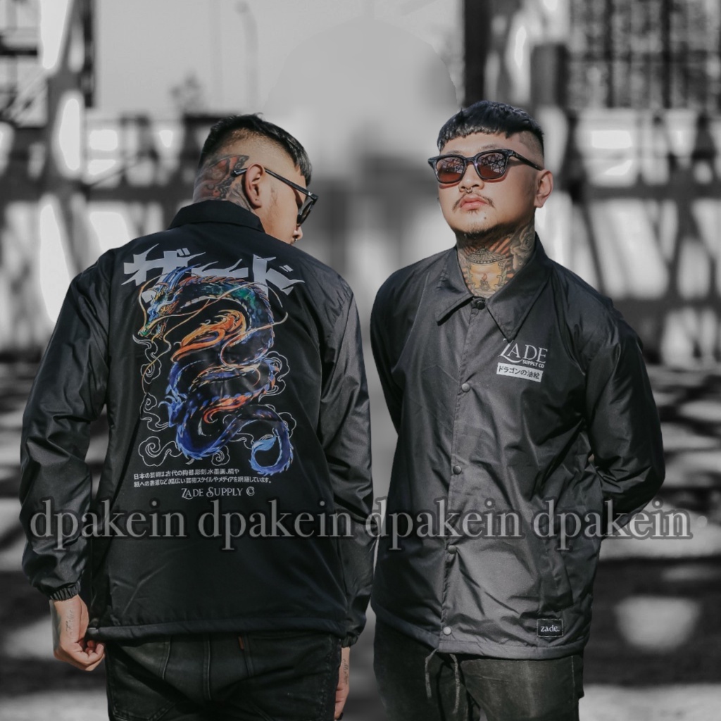 Jaket Coach Zade Supply Naga Dragon 3D Jaket Parasut Jaket Pria Jaket Salvio Hexia Jaket Distro