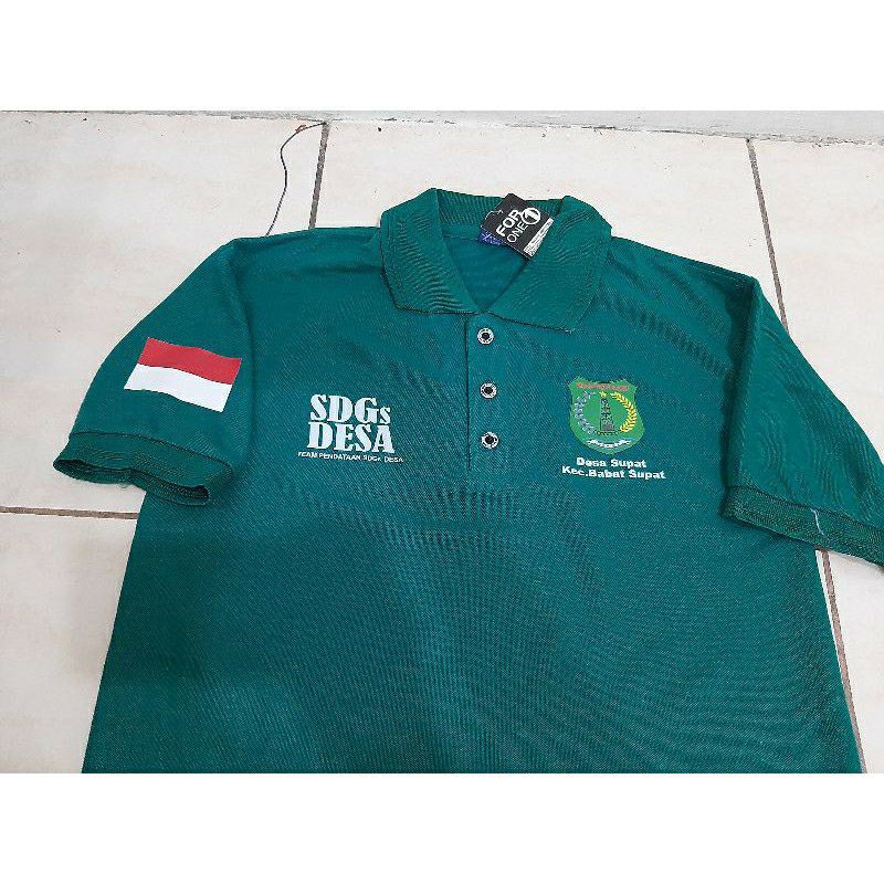 POLOSHIRT SDGS DESA / POLOSHIRT PENDATAAN DESA / POLOSHIRT KEMENTRIAN DESA