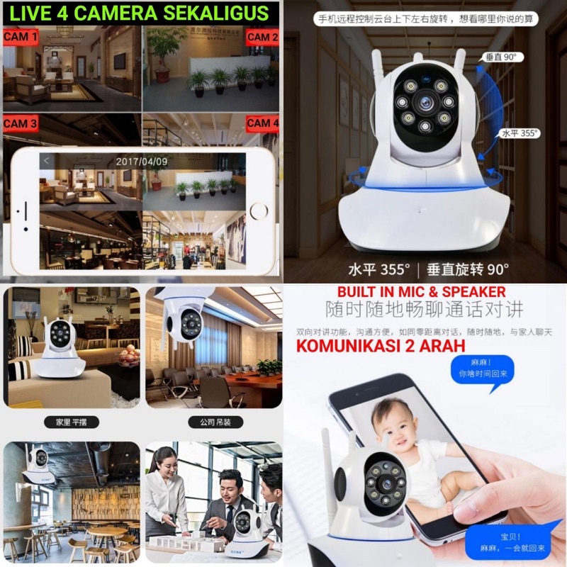 NEW V380 Ip Camera 2MP 1080p Full HD Wireless Wifi Mode AP Mode P2P Cctv Wireless