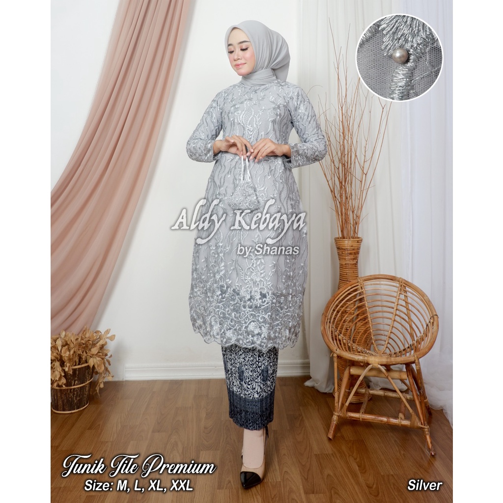 Kadai.baju / Kebaya tunik shanum / Kebaya tulle modern / Kebaya remaja / Baju pesta wanita