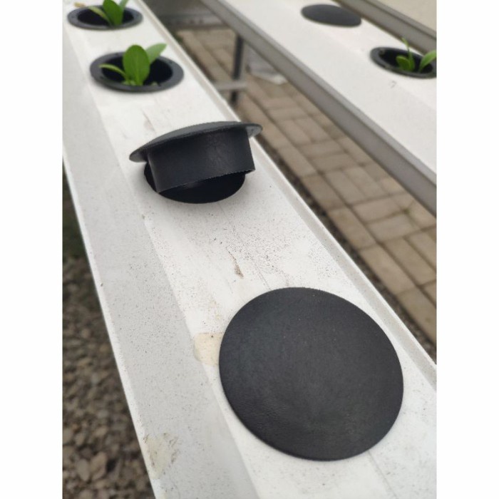 Tutup Netpot Gully Trapesium Penutup Lubang Paralon - Hitam