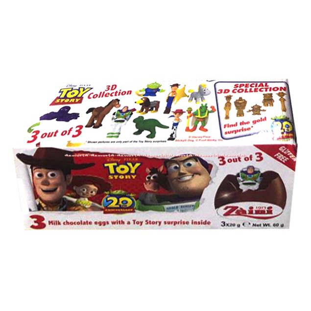 Zaini Toys Story Coklat Disney Milk Chocolate Eggs Surprise Coklat Telur Telor Toy Story Toi Stories Zaini #Cokelat Egg