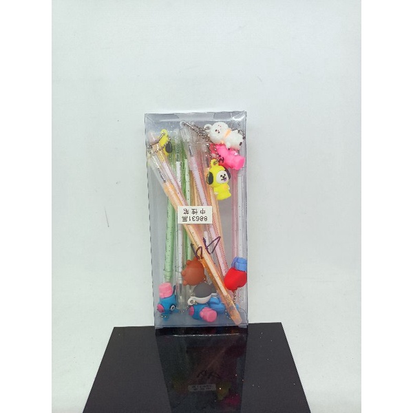 

Pulpen Gantungan BTS lucu isi 12pcs