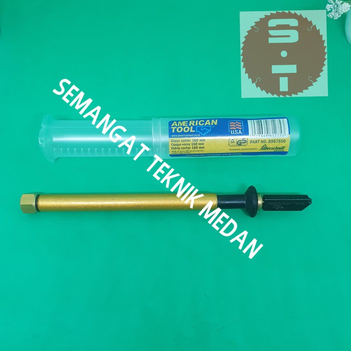 ALAT PEMOTONG PISAU POTONG KACA GLASS CUTTER 16cm 16 cm AMERICAN TOOL