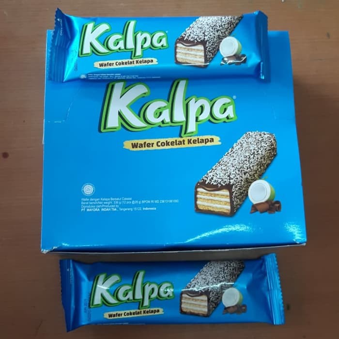 

Kalpa Wafer Cokelat Kelapa 24gr Pak