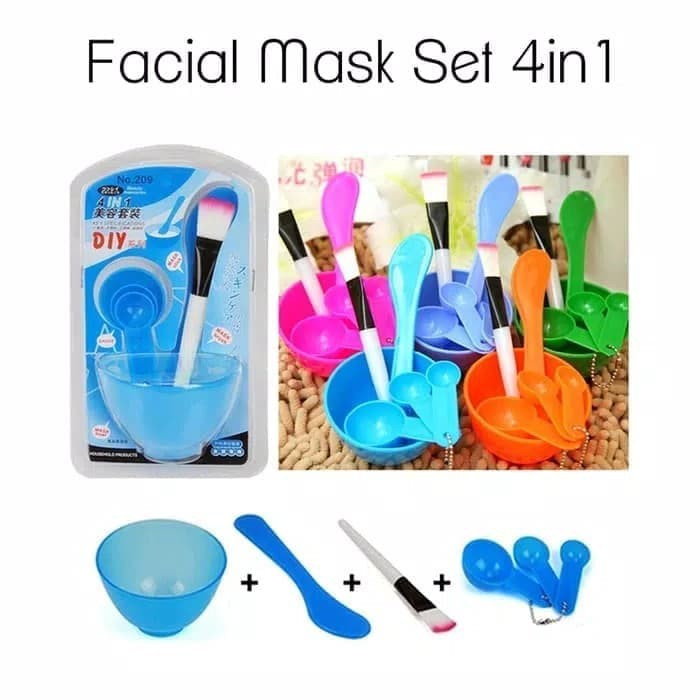 MANGKOK MASKER WAJAH SET 4 IN 1