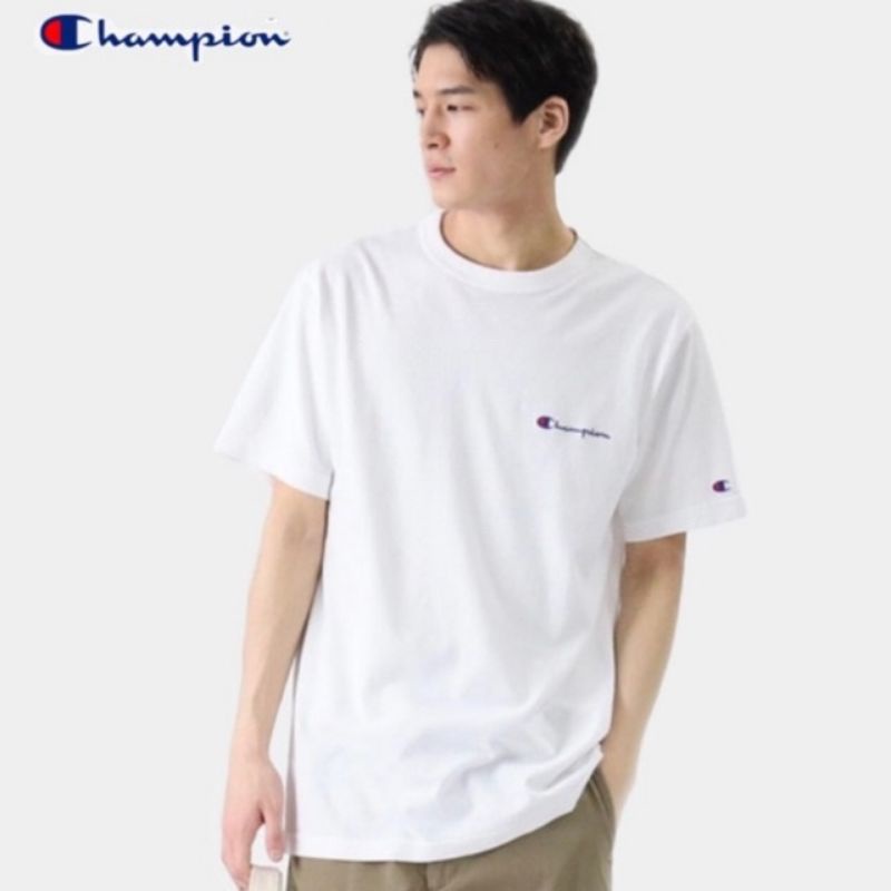 KAOS CHAMPION LOGO MINI SCRIPT BORDIR ORIGINAL