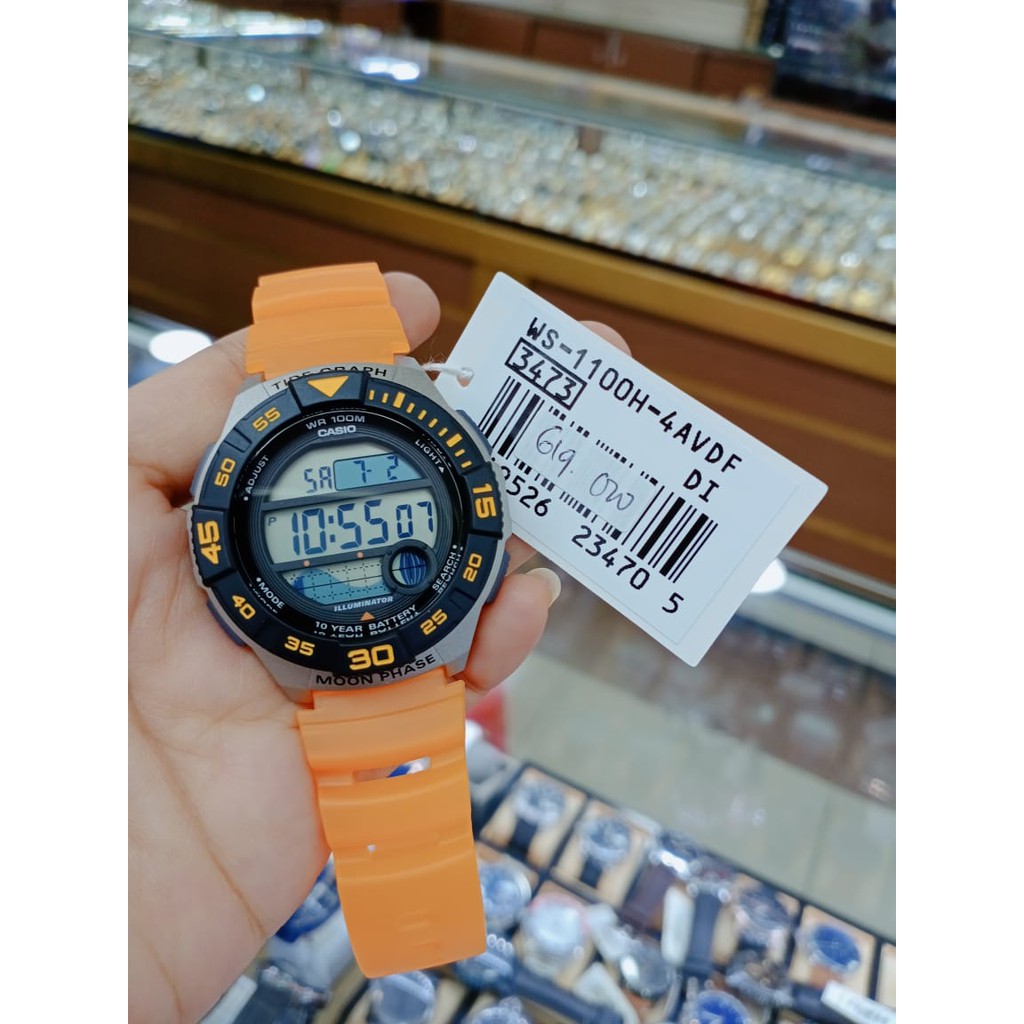 JAM TANGAN CASIO LWS-1100H-4AVDF ORIGINAL GARANSI