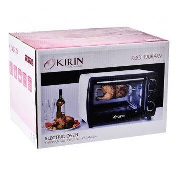 Kirin Oven Listrik Besar 19 Liter KBO 190 RAW - Hemat Listrik