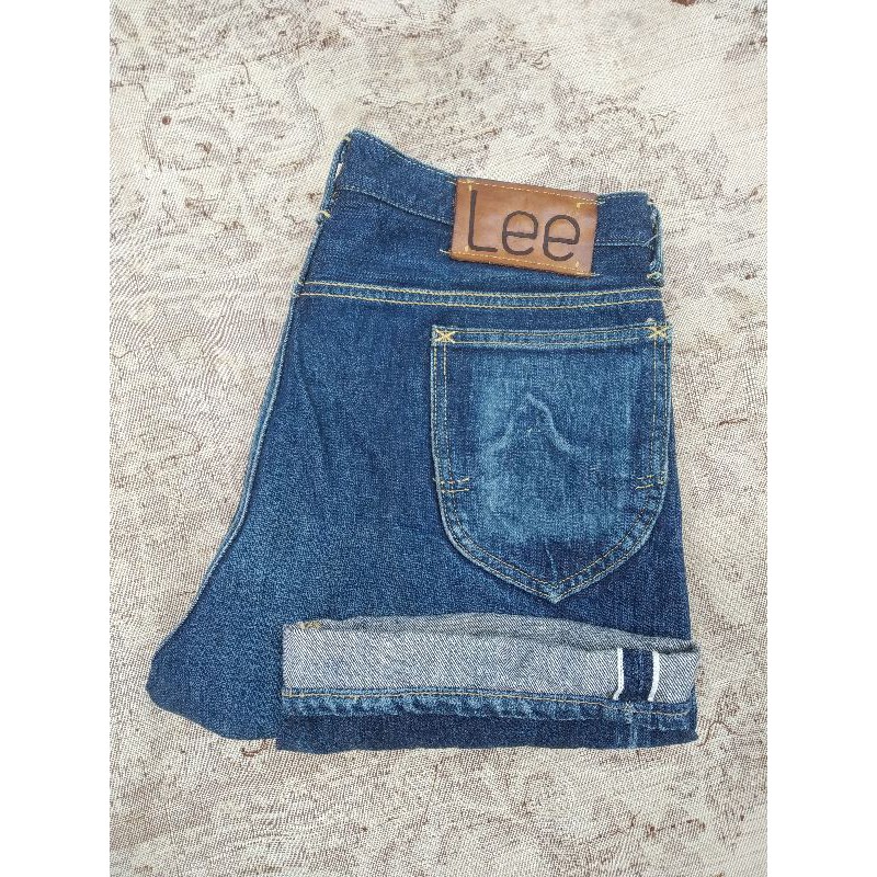 lee selvedge second original size 34