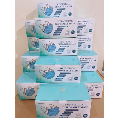 OS Promo Masker 3Ply isi 50pc Super Murah 3ply