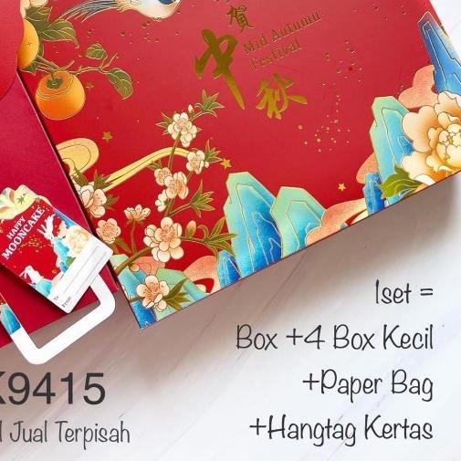 

Kotak Mooncake isi 4 K9414| dus Kue Bulan| Box| Packaging| K94