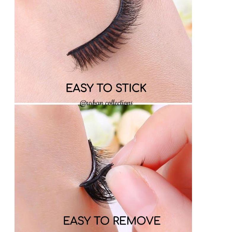 Quality Control✅MAGIC NO GLUE EYELASHES/Bulu Mata Palsu 3D Tanpa Lem Liddy Eyelash Fake Eyelashes Ko