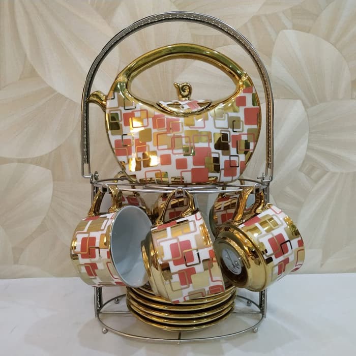 Tea Set CAPODIMONTE (SL2135-T-315)