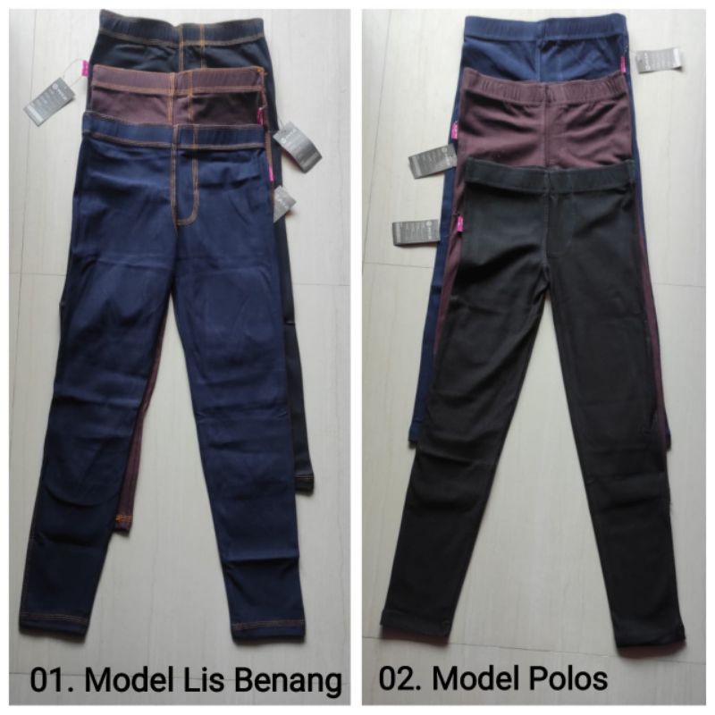 Jegging Anak  USIA 8-12 TAHUN- Tebal Adem Elastis- Celana Panjang Anak- Legging Jeans Murah Bagus