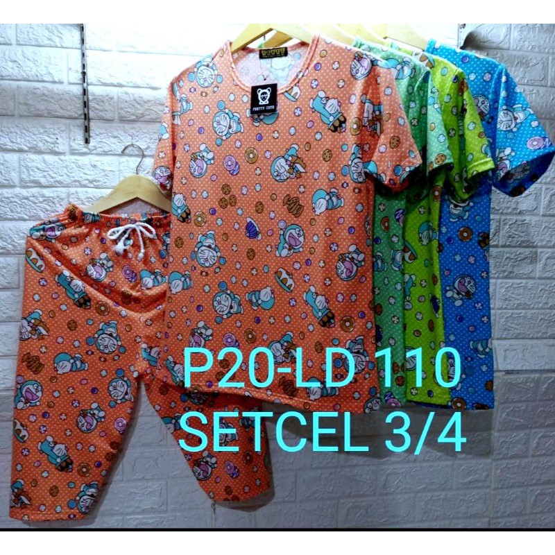 SETELAN WANITA MURAH 3/4 ATASAN MURAH WANITA PRETTY CUTE